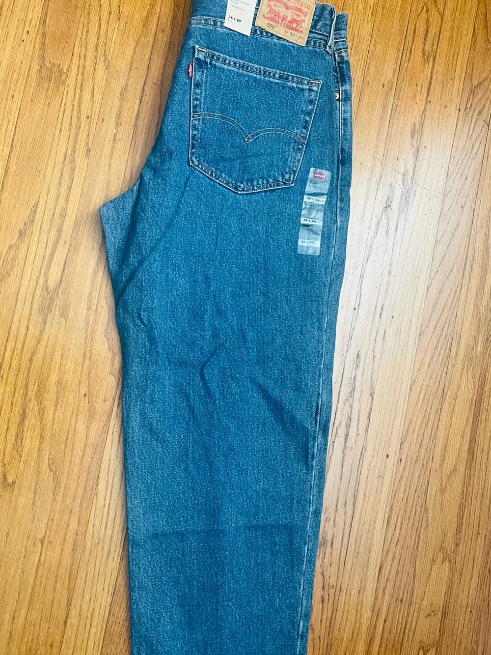 Men’s Brand-new Levi's 550 Relaxed Fit Jeans with original tag. Size 36 x 29